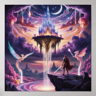 Celestial Kingdom Canvas Art – Mythical Poster