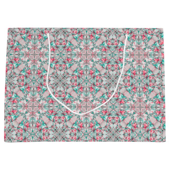 Celestial Lace Mosaic Large Gift Bag (Front)