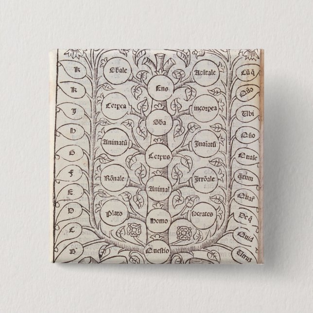 Celestial ladder 15 cm square badge (Front)