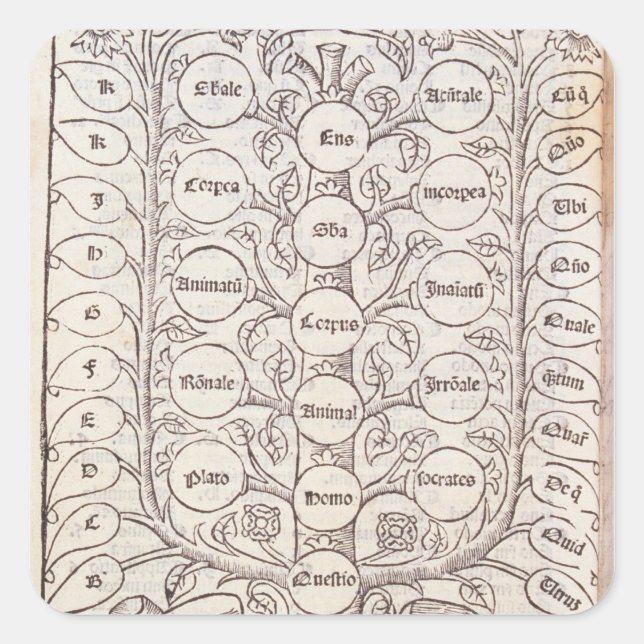 Celestial ladder square sticker (Front)