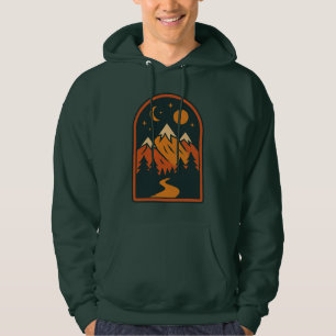 Celestial Landscape Men's Hooded Sweatshirt