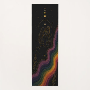 Celestial Lesbian Pride Yoga Mat