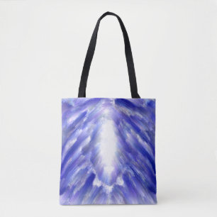 Celestial Light Burst Abstract Art Print Tote Bag