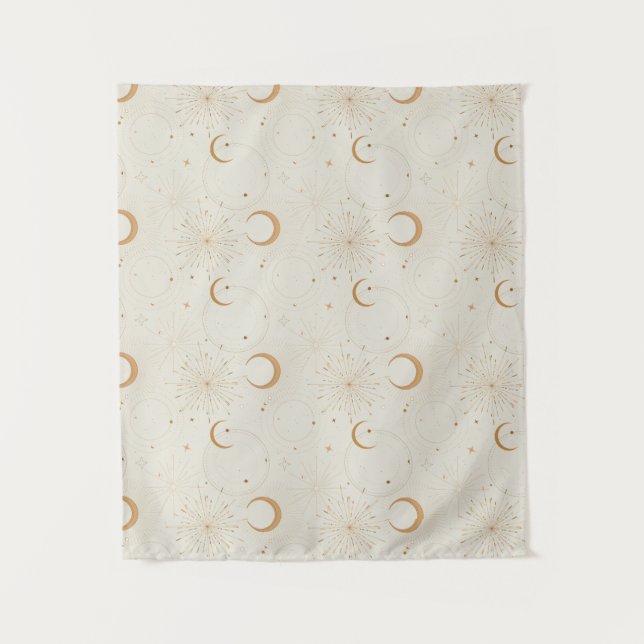 Celestial light fabrics tapestry (Front)