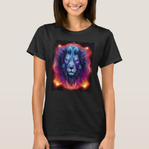 Celestial Lion God In Space Leo Zodiac Universe Ga T-Shirt