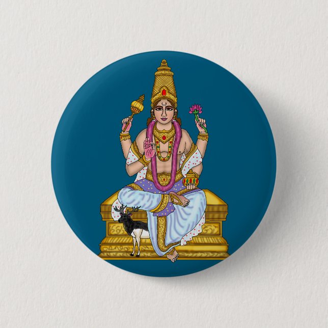 Celestial Lord Chandra Button (Front)