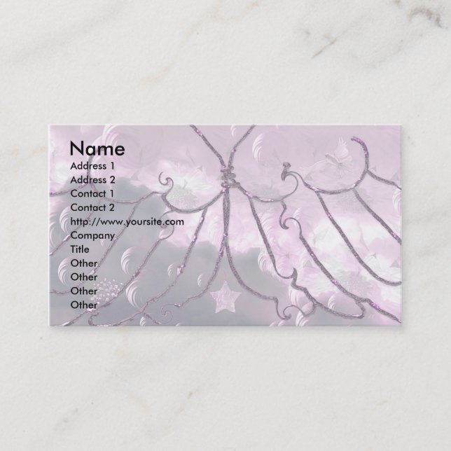 Celestial Love Business Card (Front)