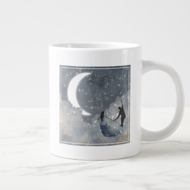 Celestial Love Large Coffee Mug (Right)