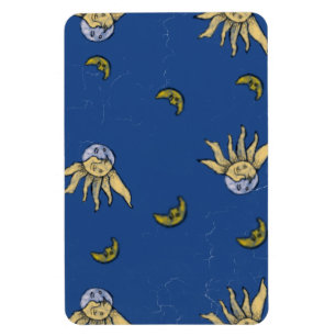 Celestial Magic Blue Whimsigoth Sky Magnet