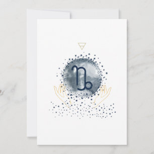 Celestial Magic - Capricorn Thank You Card