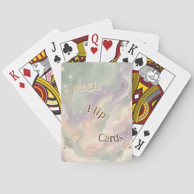 Celestial Magic Flip Playing Cards Nebula Deck (Back)