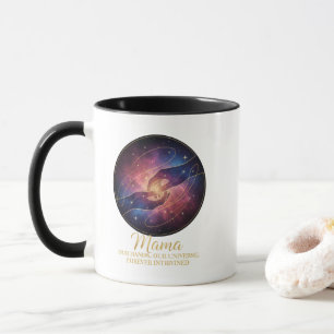 Celestial Mama Hands Galaxy Universe Mug