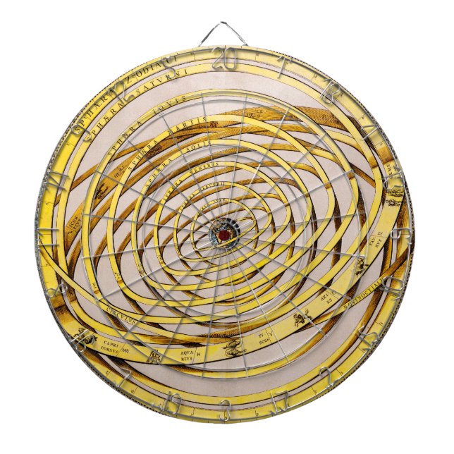Celestial Map Andres Celarius Dart Board (Front)