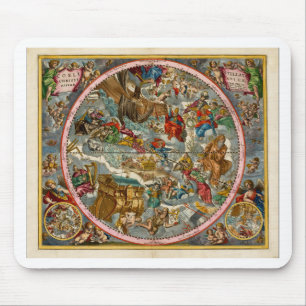 Celestial Map Antique I Mouse Pad