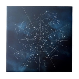 Celestial Map Ceramic Tile