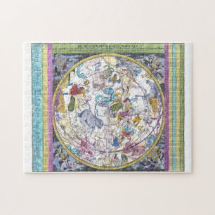 Celestial Map Hemisphaerium Coeli Boreale  Puzzle