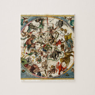 Celestial map jigsaw puzzle
