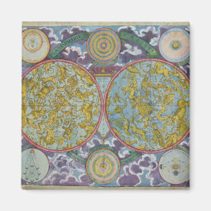 Celestial Map of the Planets Magnet