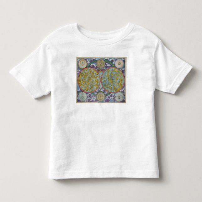 Celestial Map of the Planets Toddler T-Shirt (Front)