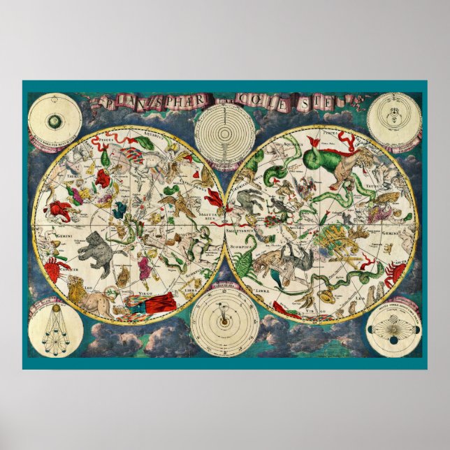 CELESTIAL MAP poster (Front)