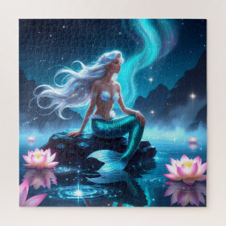 Celestial Mermaid Glow Jigsaw Puzzle