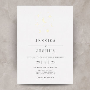 Celestial Minimalist Star Moon Elegant