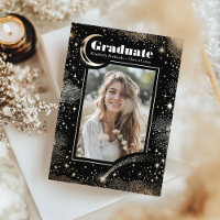 Celestial Moon and Stars Graduate Photo Graduation