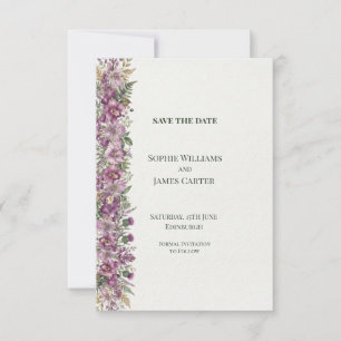 Celestial Moon and Stars Wedding Save the Date