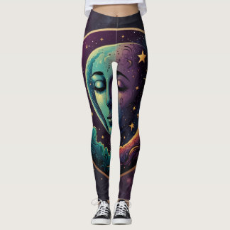 "Celestial Moon Leggings