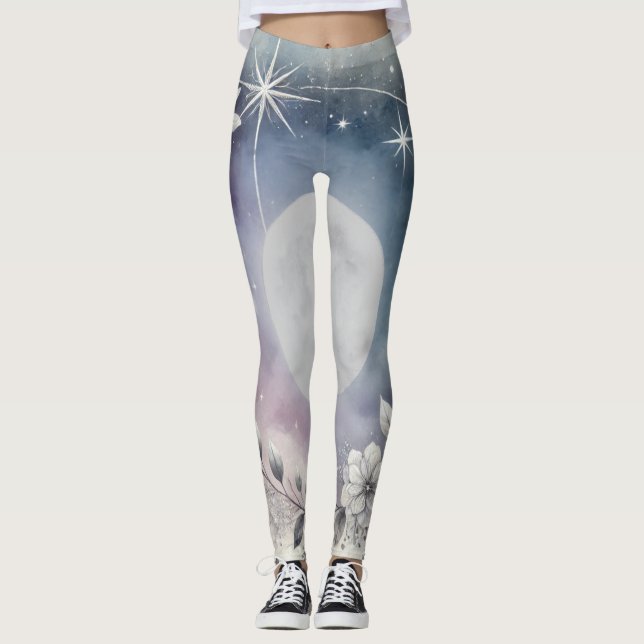 Celestial Moon Leggings (Front)