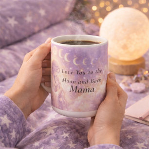 Celestial Moon Mama Mug, Love You to the Moon Mum  Coffee Mug