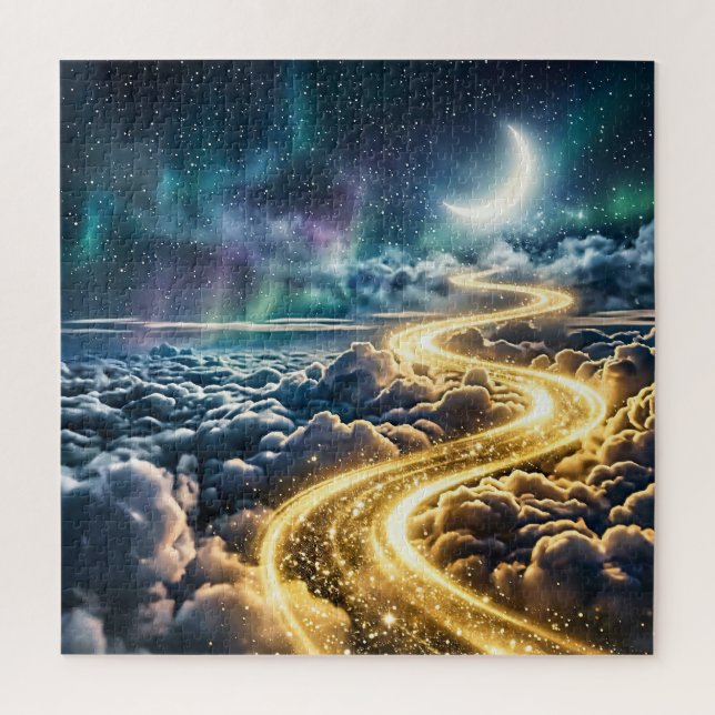 Celestial Moon Path Jigsaw Puzzle (Vertical)
