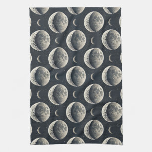 Celestial Moon Phase (1) Tea Towel