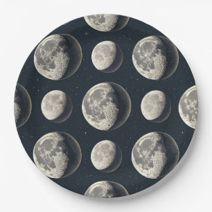 Celestial Moon Phase (2) Paper Plate