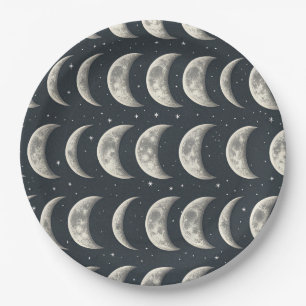 Celestial Moon Phase (3) Paper Plate