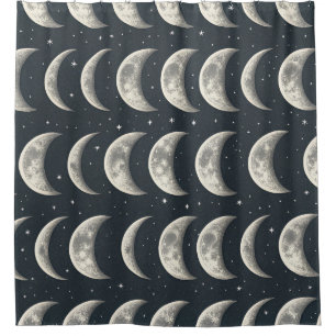 Celestial Moon Phase (3) Shower Curtain