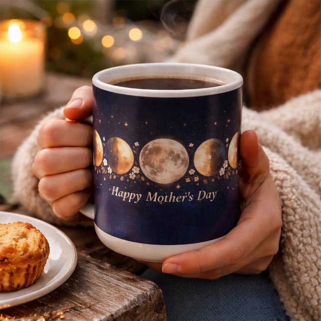 Celestial Moon Phase Mother's Day Mug (Creator Uploaded)