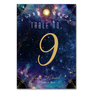 Celestial Moon Phase Table Number