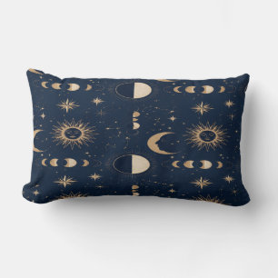 Celestial Moon Stars Pillow