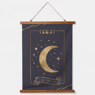 Celestial Moon Tarot Card Hanging Tapestry
