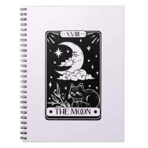 Celestial Moon Tarot Card Notebook