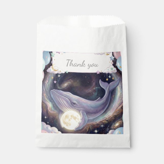 Celestial Moon “Thank You” Favor Bag (Front)