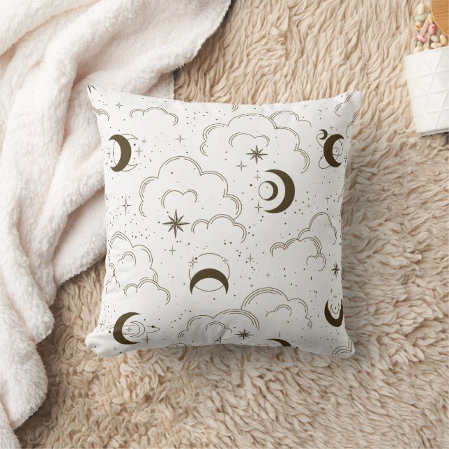 Celestial Moon Theme  Cushion (Blanket)