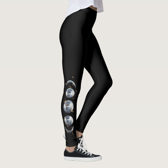 Celestial Moon Theme Leggings (Right)