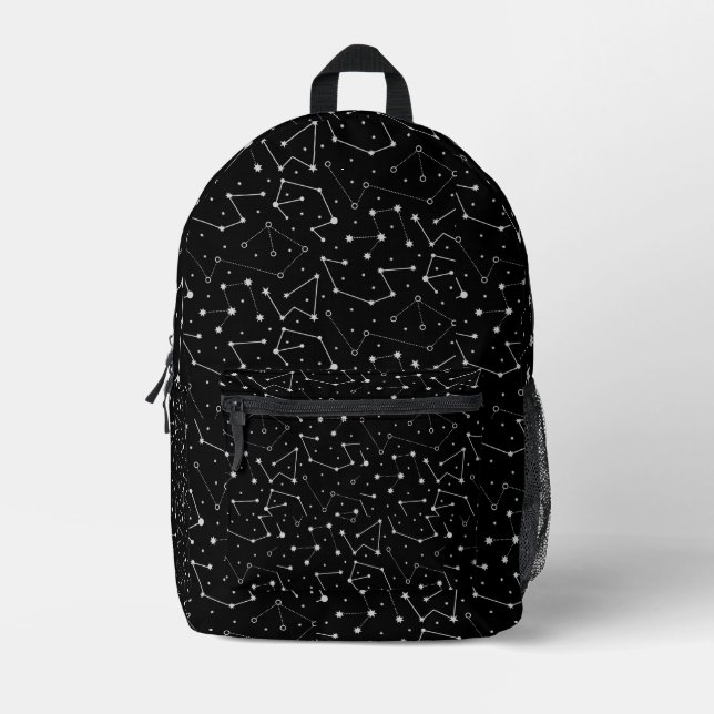Celestial Moon Theme  Printed Backpack (Front)