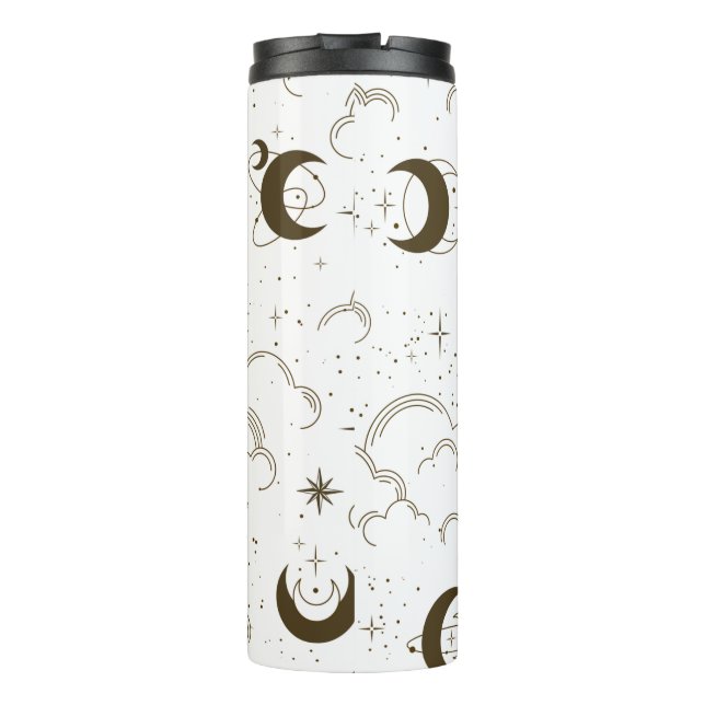 Celestial Moon Theme  Thermal Tumbler (Back)
