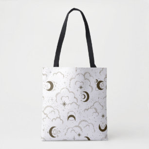 Celestial Moon Theme  Tote Bag