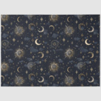 Celestial Moons & Stars Tissue Paper