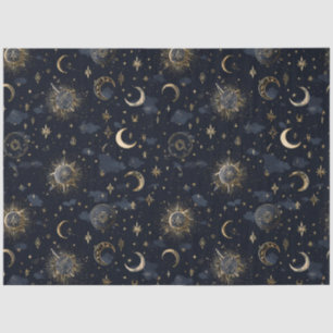 Celestial Moons & Stars Tissue Paper