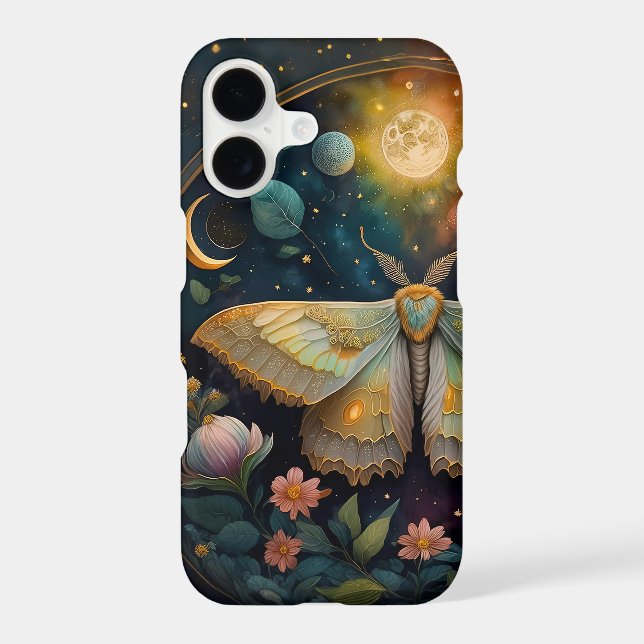 Celestial Moth and Full Moon – Enchanted Night (Back)